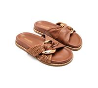 GIOSEPPO Tisbury Sandalen aus Leder und Bast, Leder, 37 EU