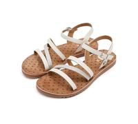 GIOSEPPO Vershire Flache Sandale, weiß, 38 EU