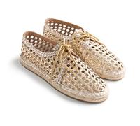 Sneaker GIOSEPPO "GIOSEPPO Sneaker Leder", Damen, Gr. 38, beige (gold), Leder, Schuhe Sneaker (61836634-38) gold