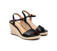 GIOSEPPO ZHEPE Damen Espadrilles Keilabsatz Sandalen, Schwarz, 40 EU, Schwarz, 40 EU