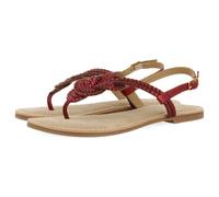GIOSEPPO ZUPANJA Sandalen aus geflochtenem Leder, burgunderrot, 39 EU