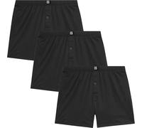 Giovici Boxershorts Herren weit, lockere Passform, superweiche Jersey Baumwolle, mit Knopfschlitz, Männer Unterhosen ohne Etikett, atmungsaktive Unterwäsche für Herren, Multipack