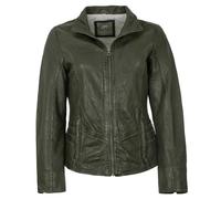 Gipsy by Mauritius - Damen Lederjacke Lammnappa forest green : M
