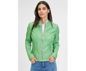 Gipsy by Mauritius - Damen Lederjacke Lammnappa grün : L