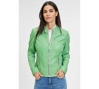 Gipsy by Mauritius - Damen Lederjacke Lammnappa grün : M