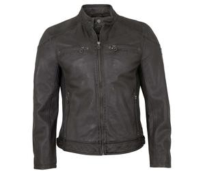 Gipsy by Mauritius - Herren Lederjacke Lammnappa anthracite : 3XL