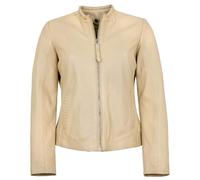 Gipsy - Damen Echtleder Lederjacke Lammnappa Light beige Größe L
