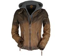 Gipsy GGCascha LAMOV Lederjacke braun in 3XL