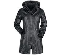 Gipsy GGJandra Lamas Ledermantel schwarz in M