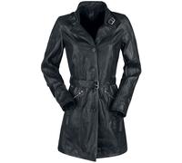 Gipsy GWAyleen Ledermantel schwarz in XS