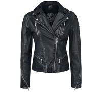 Gipsy Happy Silver Lederjacke schwarz in XS
