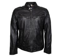 Lederjacke aus Lammleder Modell 'Derry' XL men Black