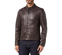 Gipsy Herren Gmbrody Lasv Lederjacke, Dunkelbraun, XL