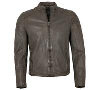 Gipsy - Herren Lederjacke Lammnappa grey : XXL