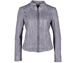 Gipsy Kurze sportliche Damen Lederjacke Übergangsjacke aus Lammleder mit Steppung - GWJuana S22 LONTV (3XL, Light Blue)