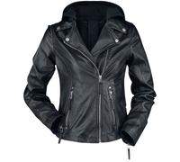 Gipsy Raja Slim Fit LEGV Lederjacke schwarz in M