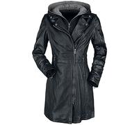 Gipsy Seneka LEGV Frauen Ledermantel schwarz XXL 100% Leder Basics, Biker