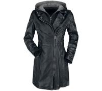 Gipsy Seneka LEGV Ledermantel schwarz in XXL