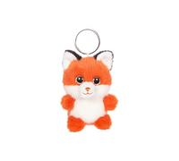 Gipsy Toys - Plüsch-Schlüsselanhänger - Fuchs Flame „Cutydoos“ - 8 cm - Flammenorange - Weicher Plüschanhänger - Modisches Accessoire - Originelles Geschenk - Begleiter für Taschen und Schlüssel