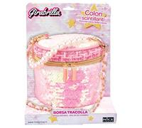 Girabrilla Bag Topcase Umhängetasche in Zylinderform mit Pailletten