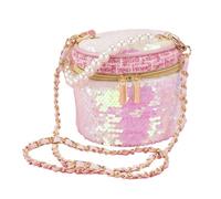 Girabrilla Fashion Topcase, 1 Handtasche mit Pailletten und Überraschungsriemen