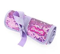 Girabrilla Nice Group Puffer Federmäppchen für Mädchen und Mädchen, Federeffekt, Lila