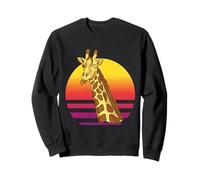 Giraffe animiertes, detailliertes, humorvolles Sweatshirt