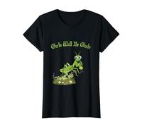 Girls Will Be Girls Betende Mantis and Her Lover Dark Humor Preisgünstiges Grafik-T-Shirt, Damen, Schwarz, M