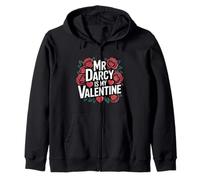 Girls Womens Bookish Valentines Day Mr Darcy is My Valentine Kapuzenjacke