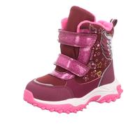 girlZ onlY Kinder-Mädchen-Outdoor-Allwetterstiefel gefüttert Pink-Lila-Weiß-Mehrfarbig 32