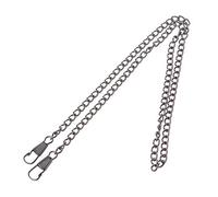Gissroys Metall-Kettenriemen, Griff für Umhängetasche, Handtasche, Ersatz, Handtaschen-Aufbewahrung, Schwarz