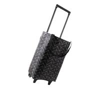 Gissroys Robuster Einkaufstrolley Große Kapazität Faltbarer Einkaufswagen Aus Für Supermarkt Und Bauernmarkt Wasserdichter Einkaufswagen