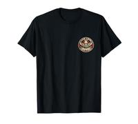 Gitarrendesign „Live Loud“ im britischen Biker-Totenkopf-Design T-Shirt