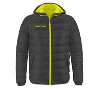 GIUBBOTTO OLANDA GRIGIO SCURO/GIALLO FLUO Tg. 4XS