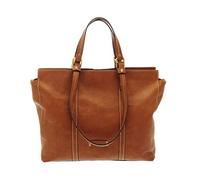 Giudi ® Shopper Damen Groß Leder Braun Cognac Echtleder Vintage Businesstasche Tote Bag Handtasche Schultertasche Henkeltasche Aktentasche Damen Elegant Dezent Trend Hochwertig Ökoleder Nachhaltig