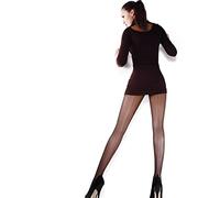 Giulia Chic 20 Bikini Nahtstrumpfhosen 4-L (5'6"- 6'0" 167-182cm; hip 42-46" 108-116cm) Nero