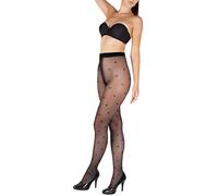 Giulia Polka Dots Strumpfhose Amalia20N6 Schwarz L
