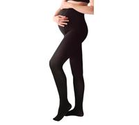 Giulia Strumpfhosen für schwangere blickdichte schwarze Mama Cotton 200 L
