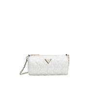 Guess Schultertasche Giully II 20 cm Weiß Damen