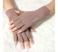 GIVBRO Damen-Handschuhe, fingerlose Fäustlinge, Thermo-Handschuhe, Halbfingerwärmer, für Damen, Radfahren, Outdoor-Sport