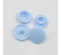 GIVBRO Druckknöpfe T5 Knöpfe Verschlüsse Kunststoff KAM Snap Starter Kit für Kleidung, 100 Sets Hellblau