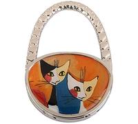 GIVBRO Faltbarer Handtaschen-Aufhänger für Paare, Katze, 1 Stück