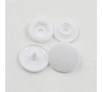GIVBRO KAM Snap Button T3 Knöpfe Verschlüsse Kunststoff Snap Starter Kit für Kleidung 100 Sets Weiß
