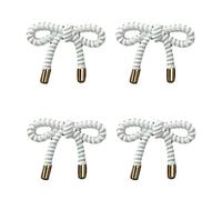 GIVBRO Vintage-Schleifen-Knöpfe, Ersatzknöpfe, Blazer, Manschettenknöpfe, Kurzwaren, DIY-Zubehör für Zuhause, Nähen, Weiß, 15 mm