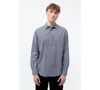 Givn Berlin Hemd GBYUVAL aus Bio-Baumwoll Seersucker Stormy Grey (Structure) S