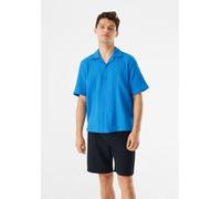 Givn Berlin Kurzarmhemd GBLUCA aus Bio-Baumwolle - French Blue (Musselin) Blau XL