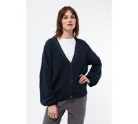 Givn Berlin Strickcardigan GBDESIREE oversize aus Bio-Baumwolle mit Perlmuster-Strick Midnight Blue M