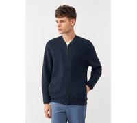 Givn Berlin Strukturierte Blousonjacke GBCARTER aus Bio-Baumwolle Blau L