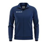 Givova Herren Giacca Polarfleece Mono 500 Sweatshirt, Bleu,