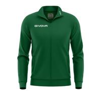 Givova Herren Giacca Polarfleece Mono 500 Sweatshirt, Vert,
